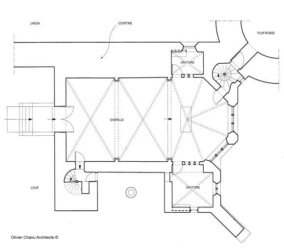 Plan de la chapelle - Etat des lieux