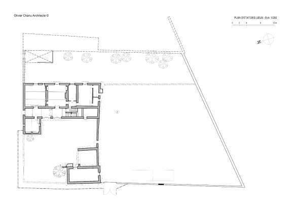 Plan du rez-de-chaussée - Etat des lieux