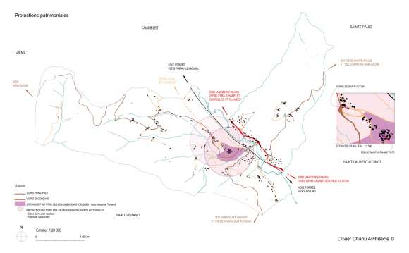 Étude préalable à la création d'un site patrimonial remarquable à Ternand (Rhône)