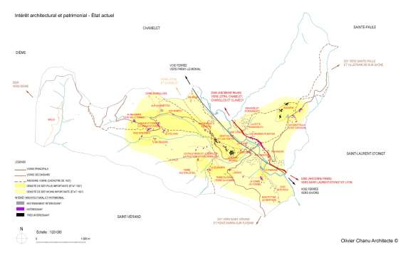 Étude préalable à la création d'un site patrimonial remarquable à Ternand (Rhône)